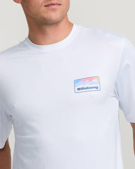 Runner Loose Fit Short Sleeve Surf Tee - White