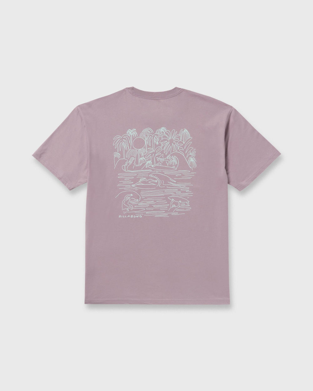 Scenes Regular Short Sleeve T-Shirt - Purple Ash