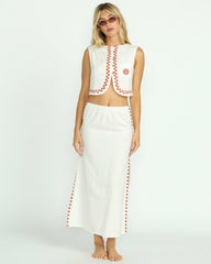 Secret Cove Skirt - Salt Crystal