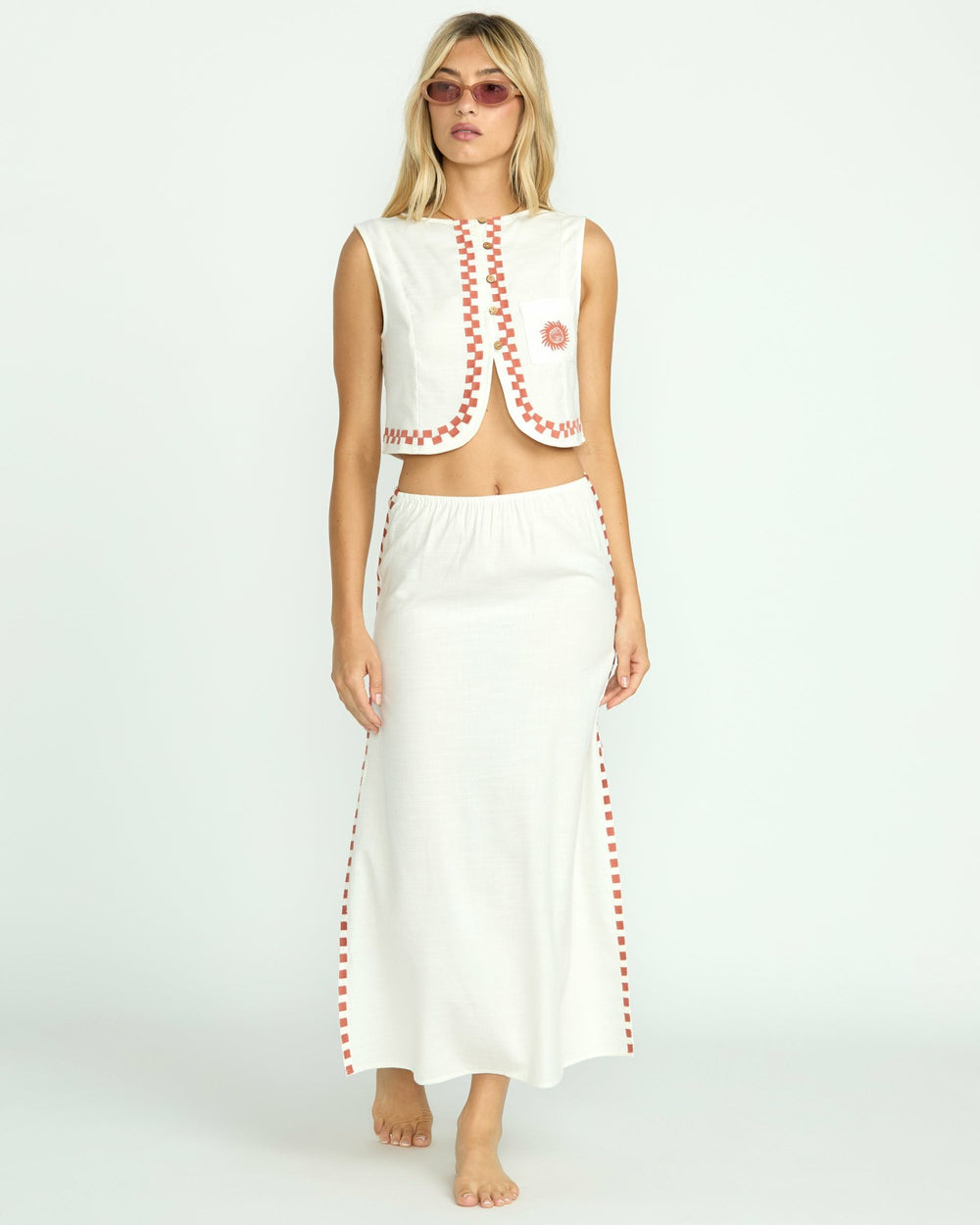 Secret Cove Skirt - Salt Crystal