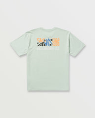 Segment Regular Tee - Ash Blue