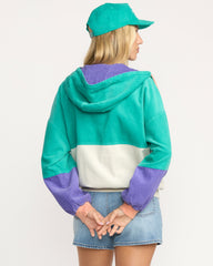 Set The Tone Jacket - Aqua Haze