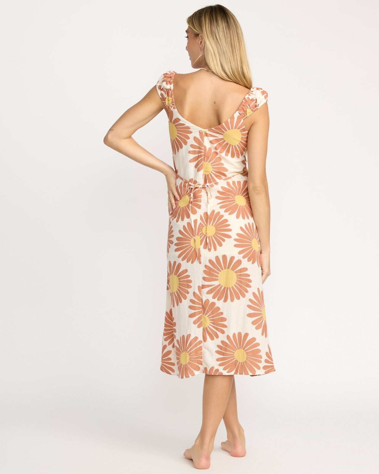 Shine On Midi Dress - Whitecap