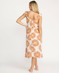 Shine On Midi Dress - Whitecap