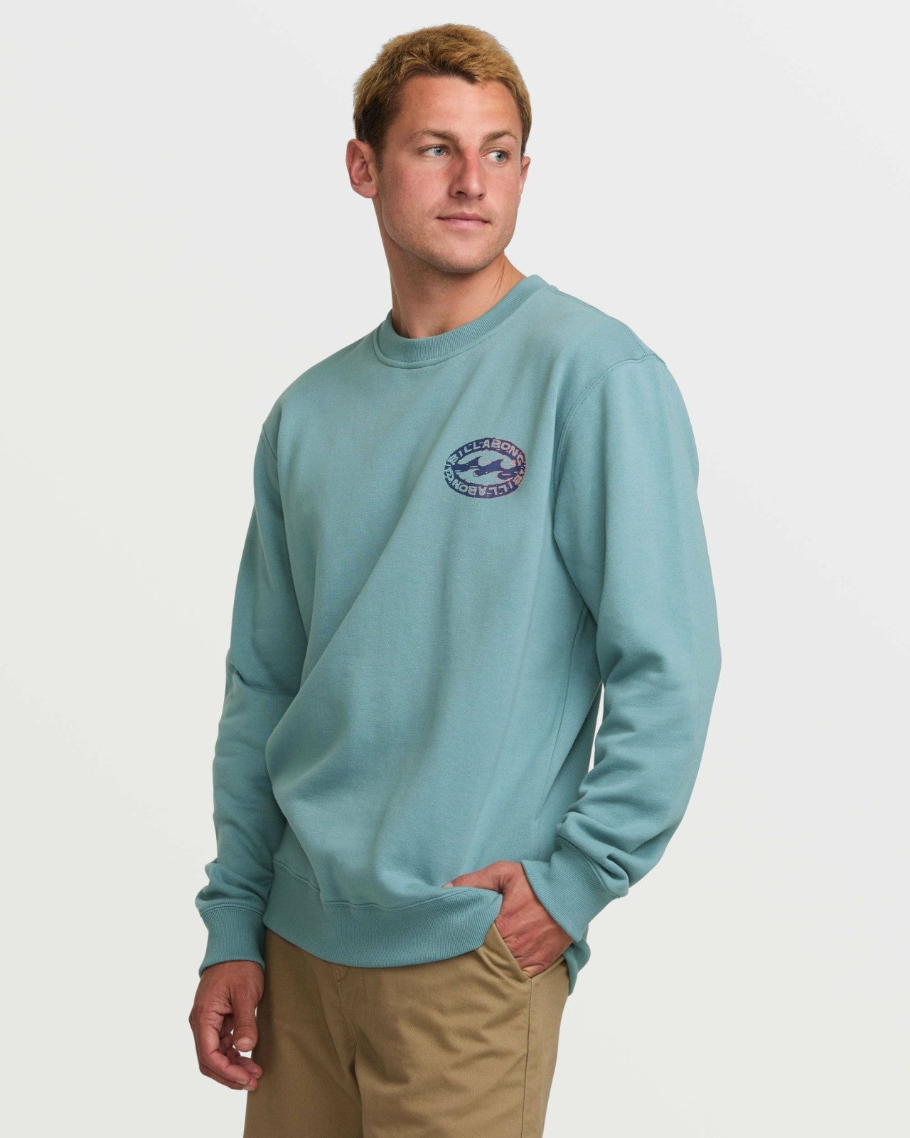 Short Sands Crew Sweatshirt - Washed Blue