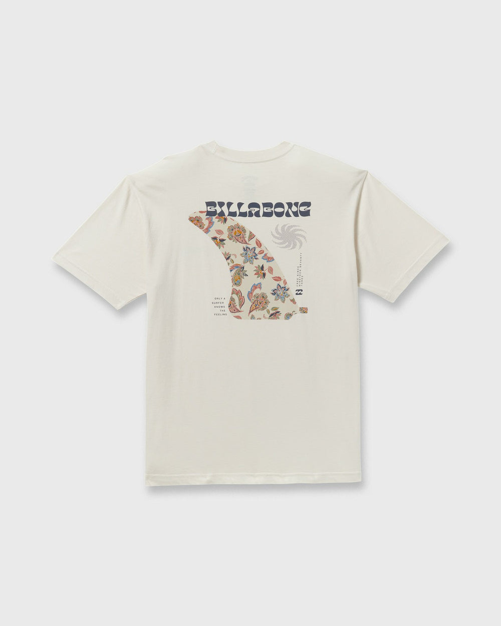 Single Fin Premium Wave Wash Short Sleeve T-Shirt - Off White