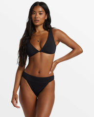 Sol Searcher Aruba Bikini Bottoms - Black Pebble