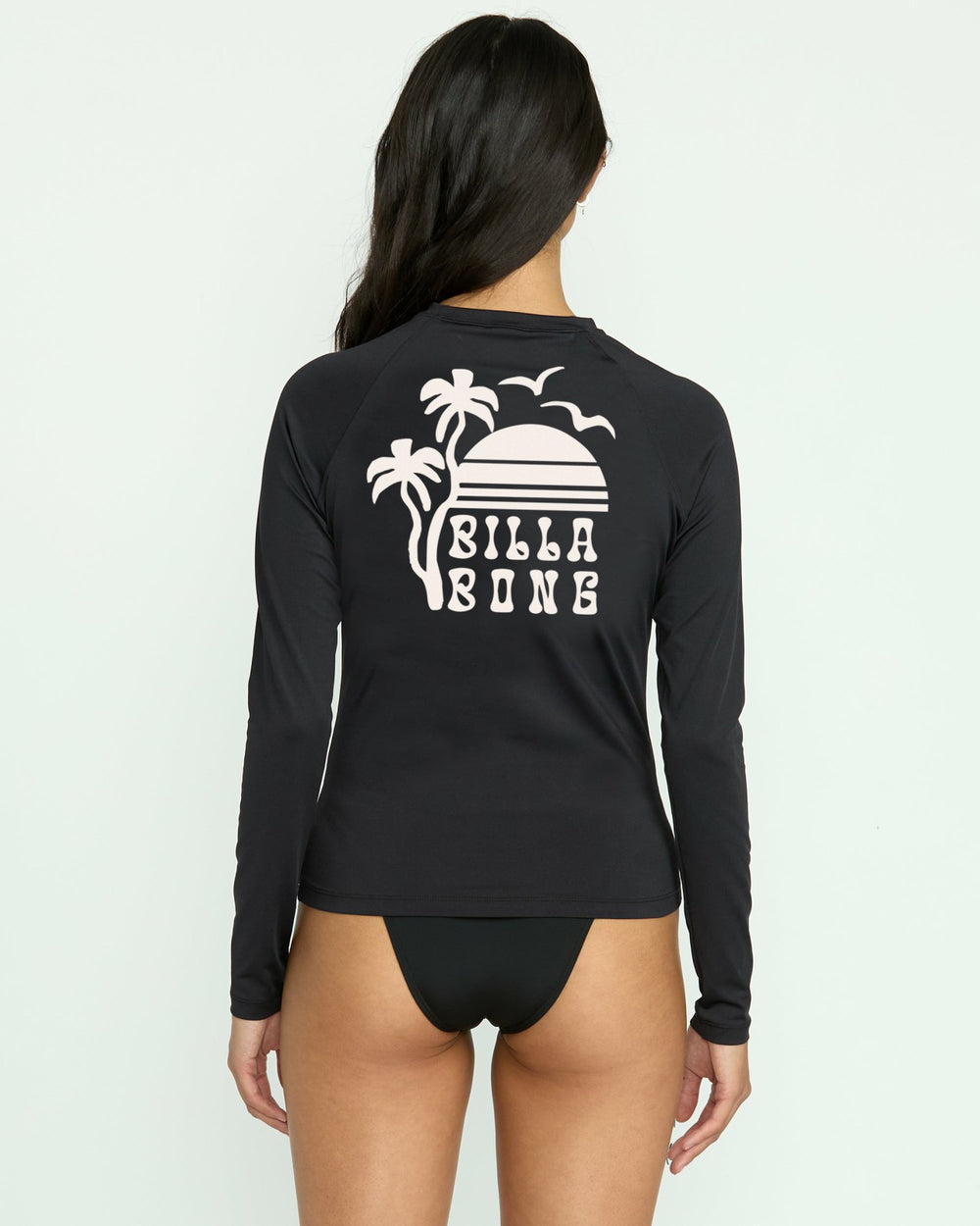 Sol Searcher Long Sleeve Rashguard - Black Pebble