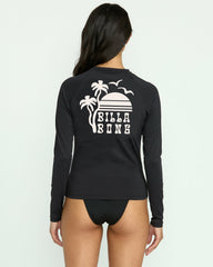 Sol Searcher Long Sleeve Rashguard - Black Pebble