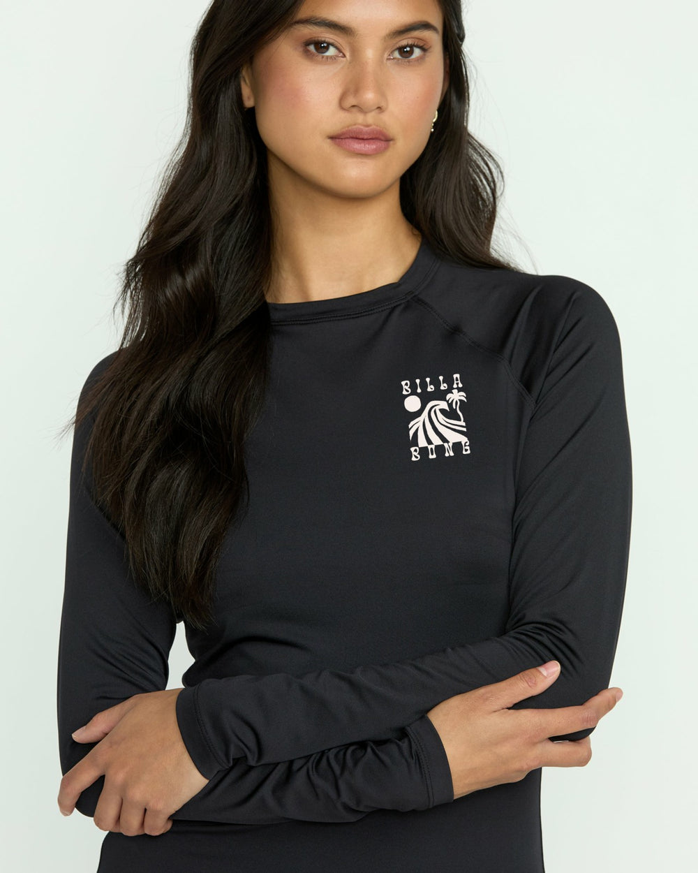 Sol Searcher Long Sleeve Rashguard - Black Pebble