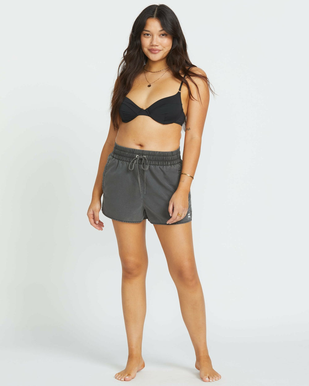 Sol Searcher Boardshorts - Black Pebble