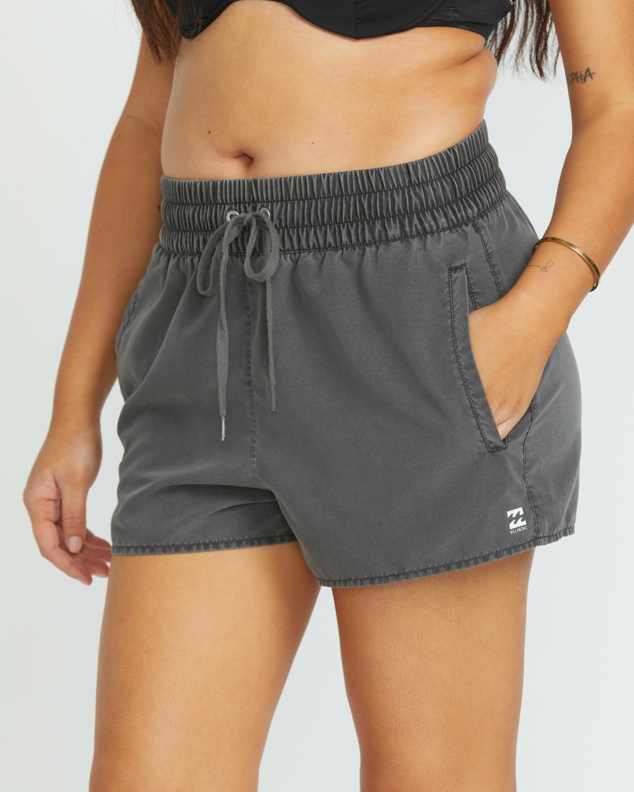 Sol Searcher Boardshorts - Black Pebble