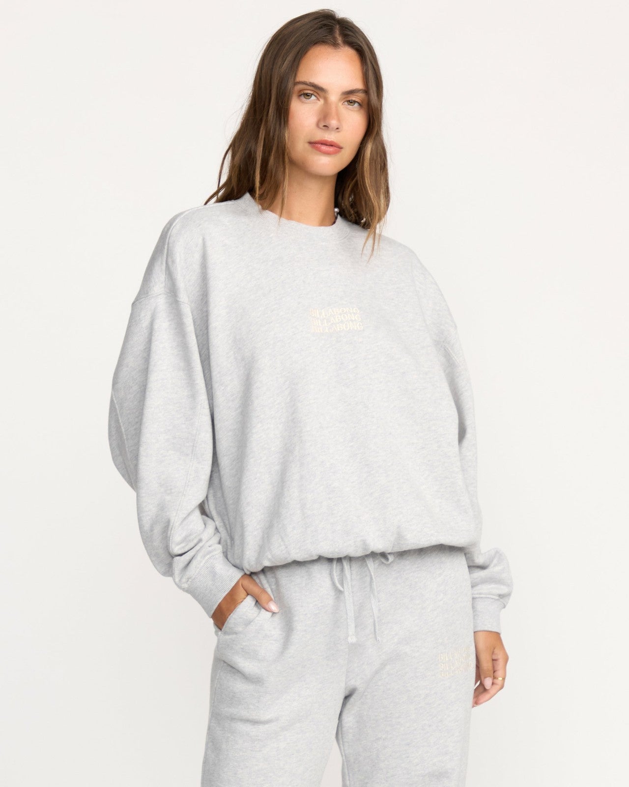 So Sunny Kendal Crewneck Sweatshirt - Heather Grey