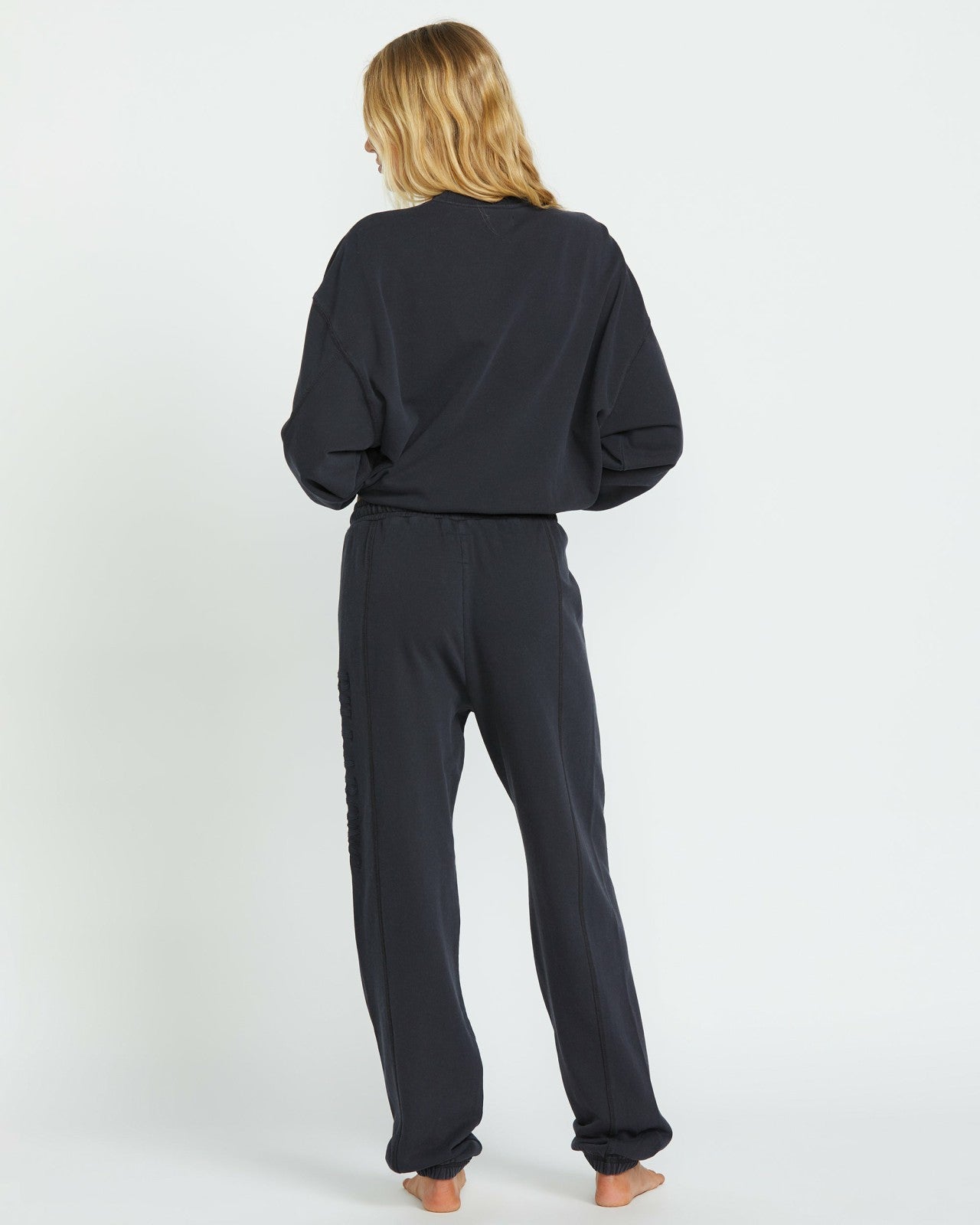 So Typical Elastic Waist Pants - Black Pebble