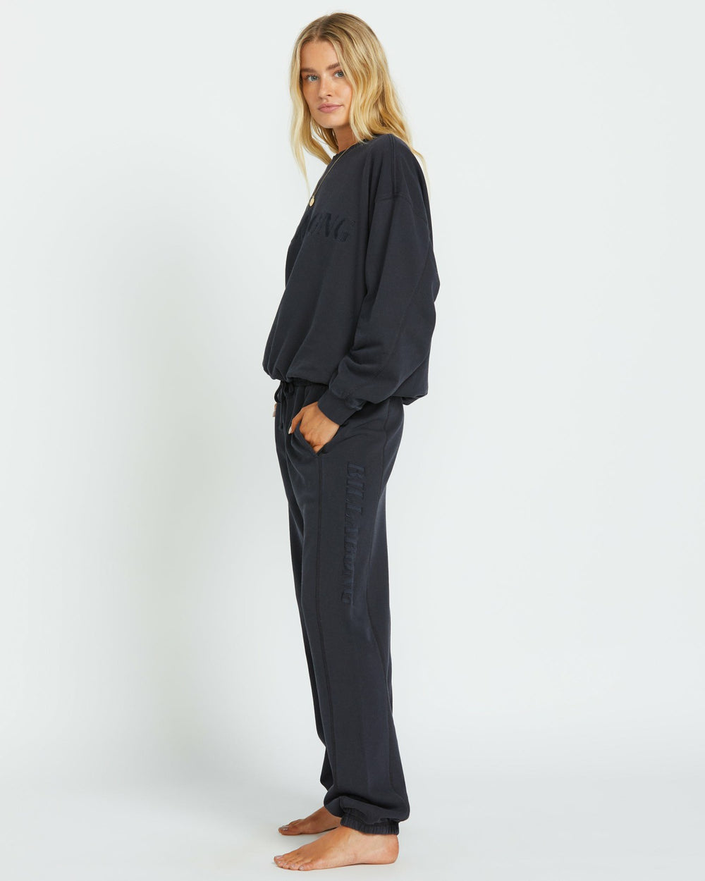 So Typical Elastic Waist Pants - Black Pebble