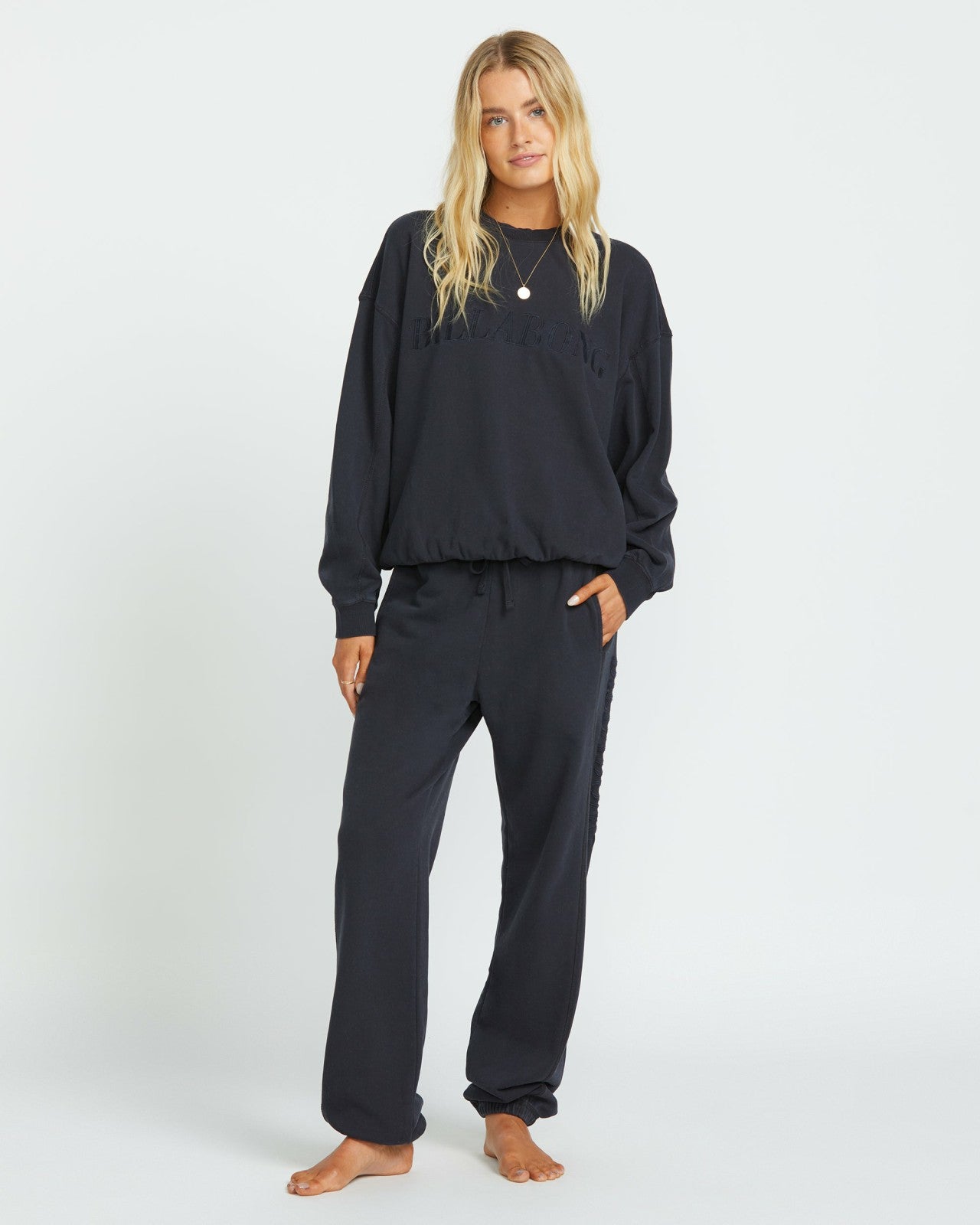 So Typical Kendal Crew Sweatshirt - Black Pebble