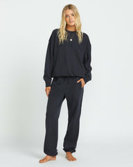 So Typical Kendal Crew Sweatshirt - Black Pebble