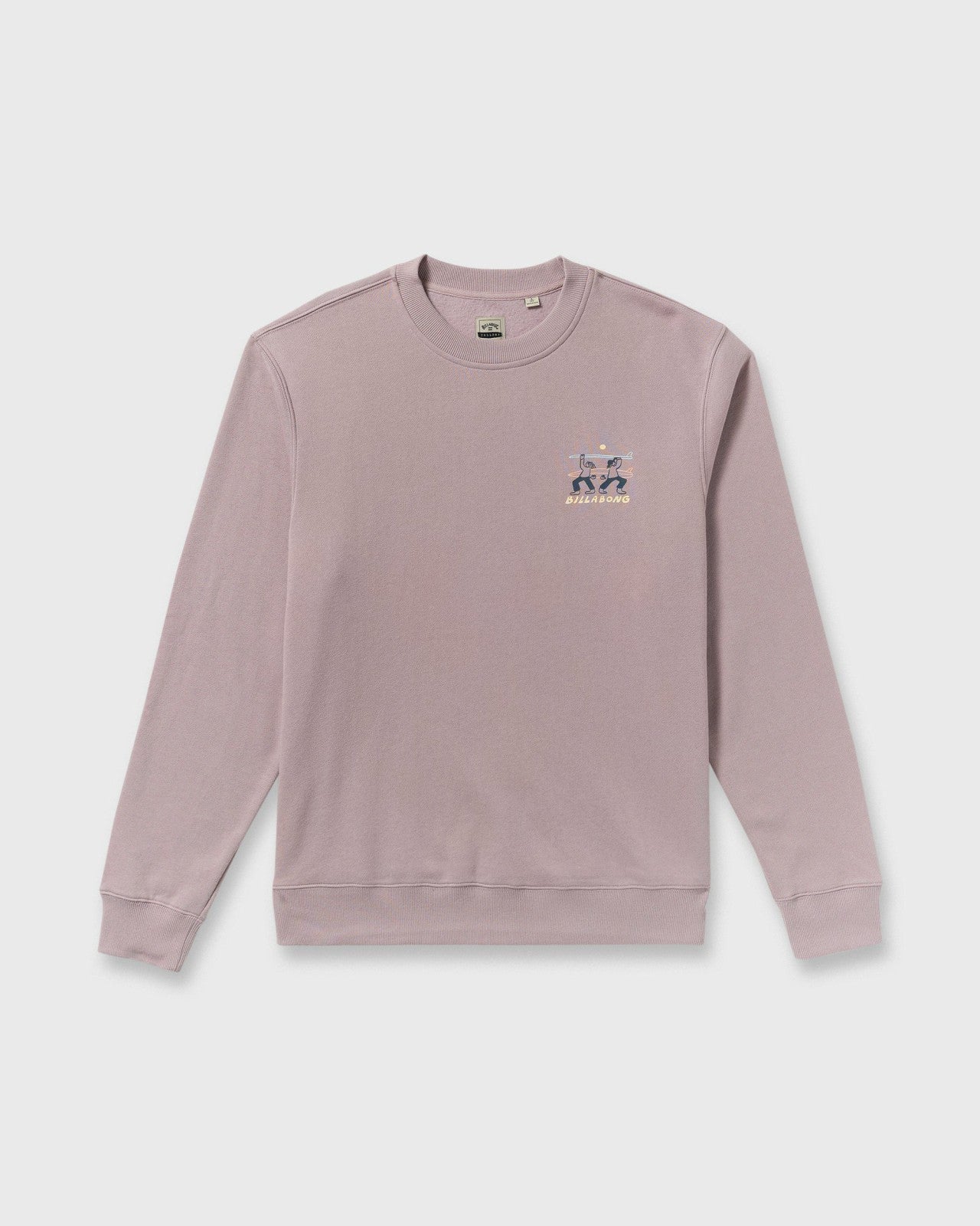 Split The Peak Crewneck Sweatshirt - Purple Ash