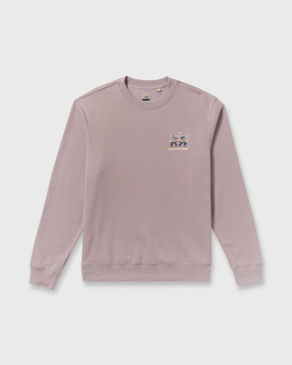 Split The Peak Crewneck Sweatshirt - Purple Ash