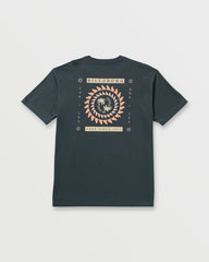 Spun Out Premium Tee - Aged Indigo