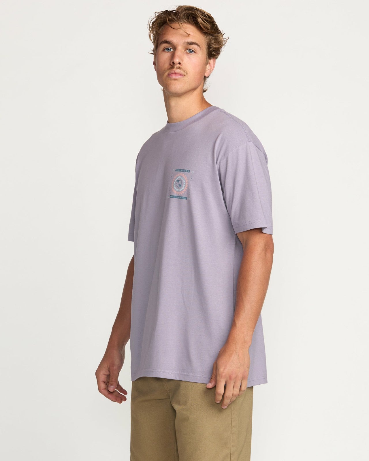 Spun Out Premium Tee - Light Purple
