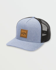 Stacked Trucker Hat - Carolina Blue