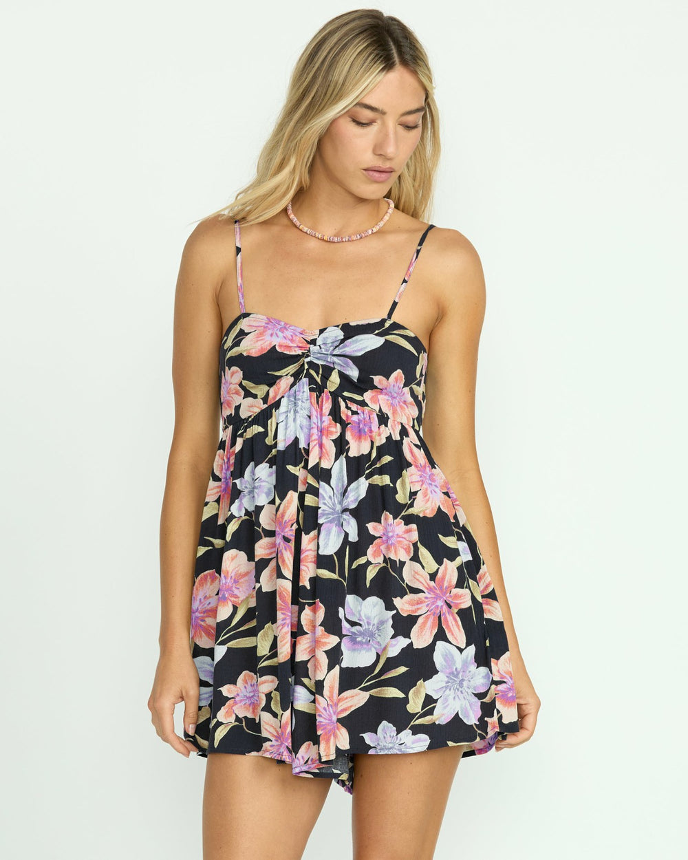 Star Glow Romper - Black Multi