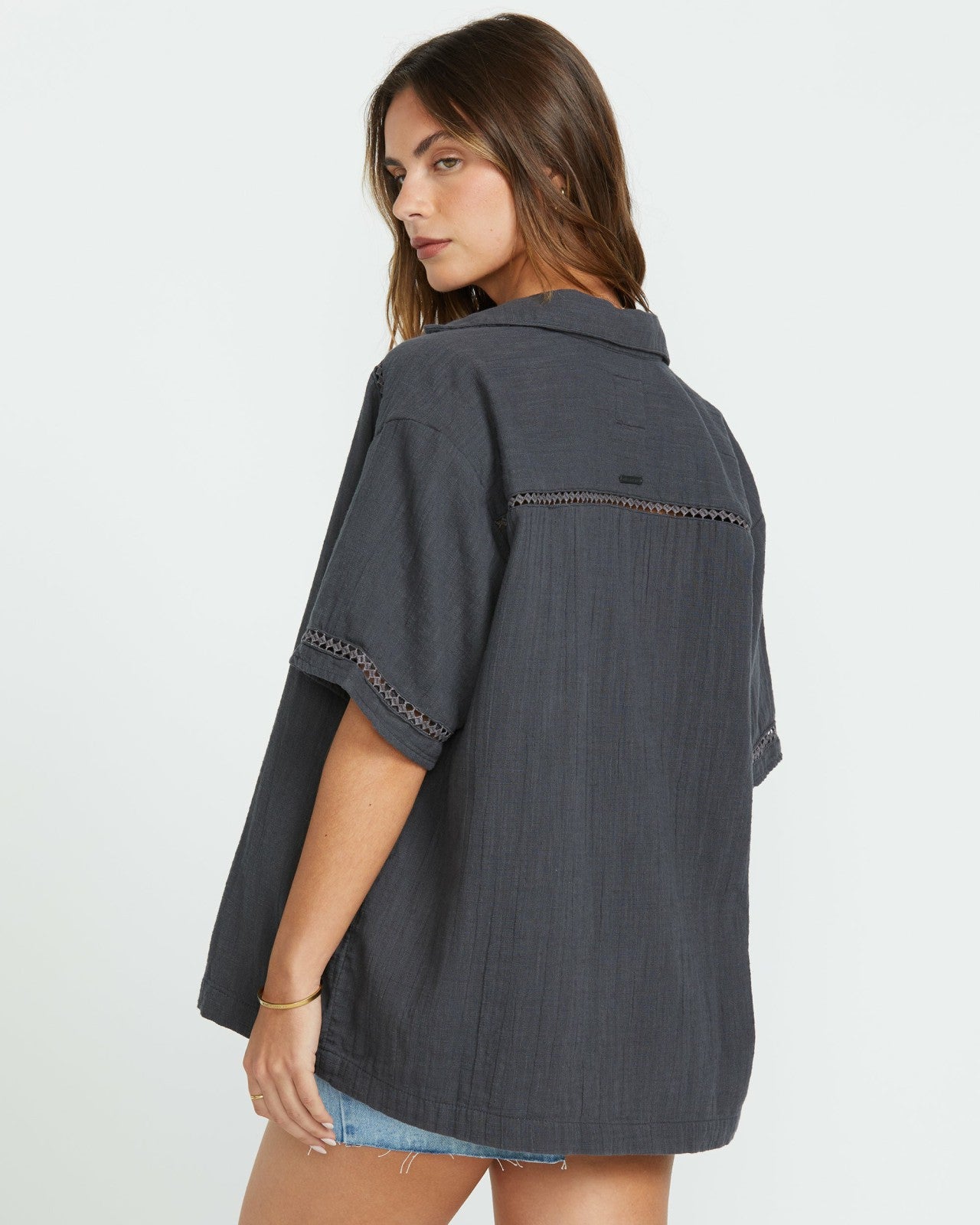 Summers End Short Sleeve Shirt - Black Sands