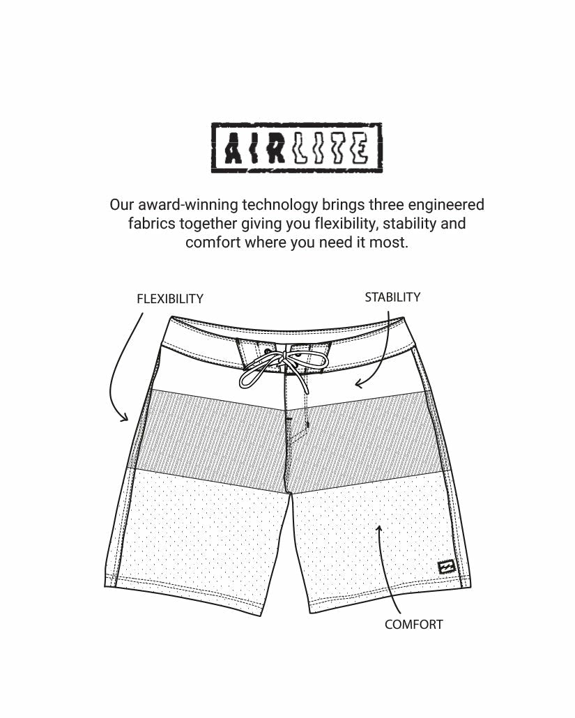 Sundays Airlite 19" Boardshorts - Stealth