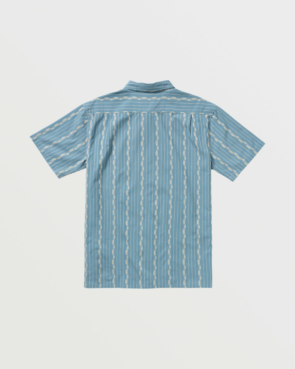 Sundays Jacquard Short Sleeve Shirt - Carolina Blue