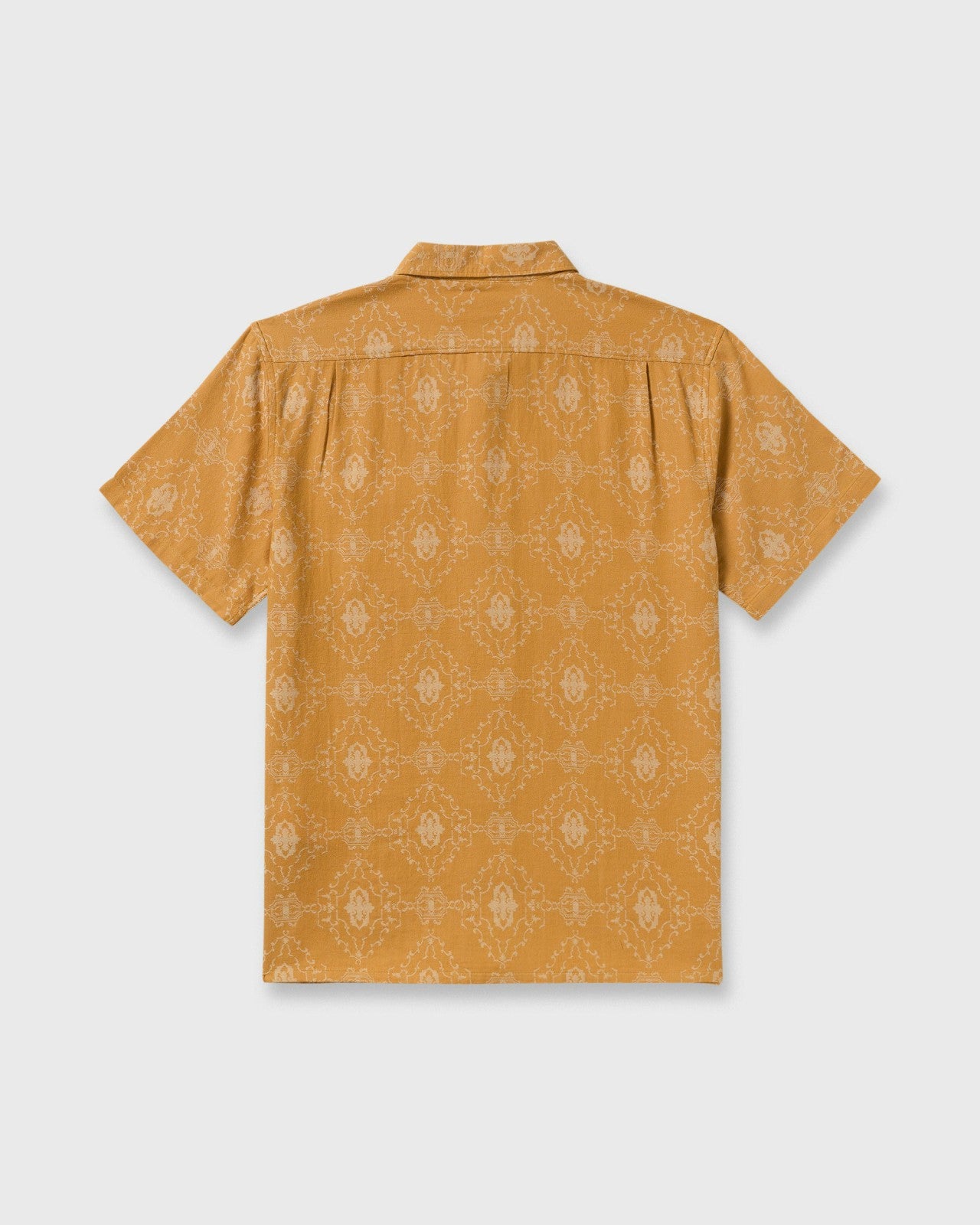 Sundays Jacquard Short Sleeve Shirt - Golden Haze