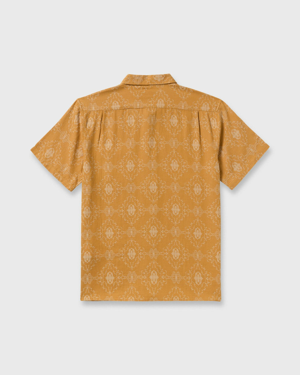 Sundays Jacquard Short Sleeve Shirt - Golden Haze
