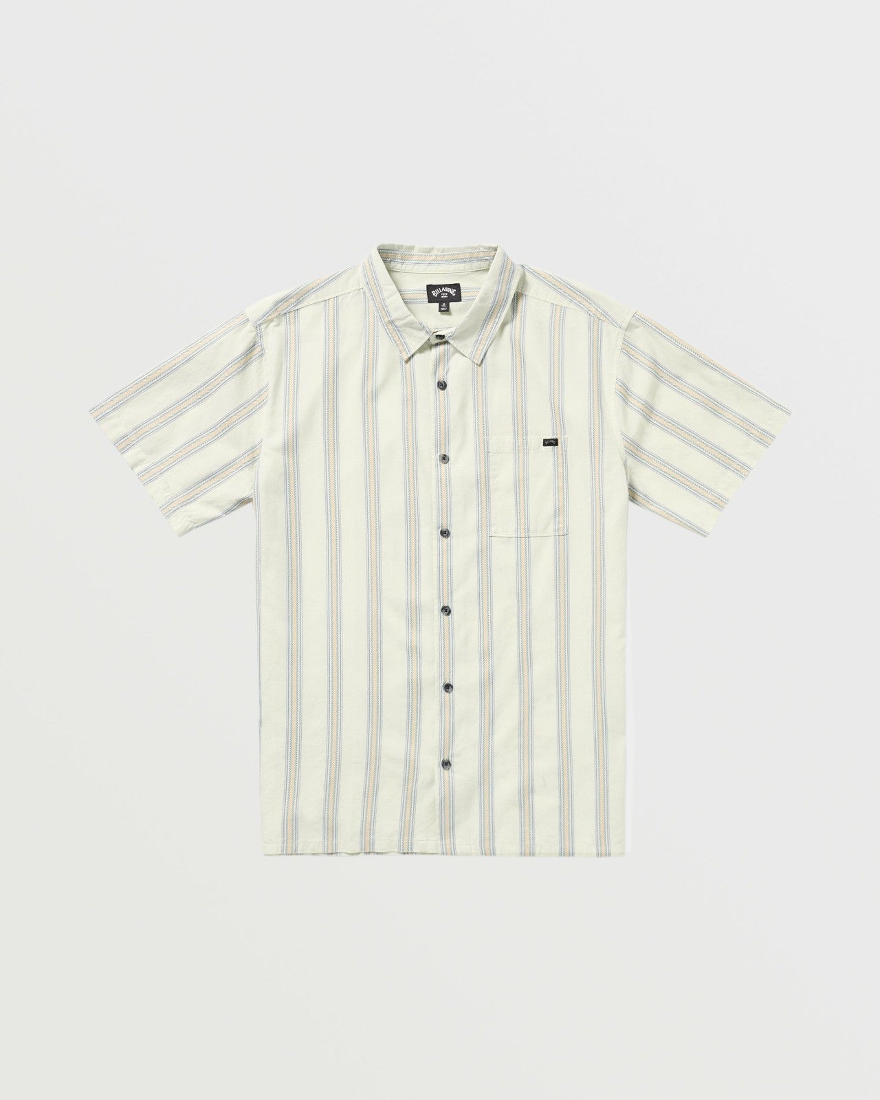 Sundays Jacquard Short Sleeve Shirt - Silver