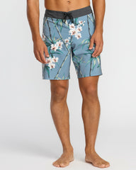 Sundays Pro Performance 19" Boardshorts - Steel Blue