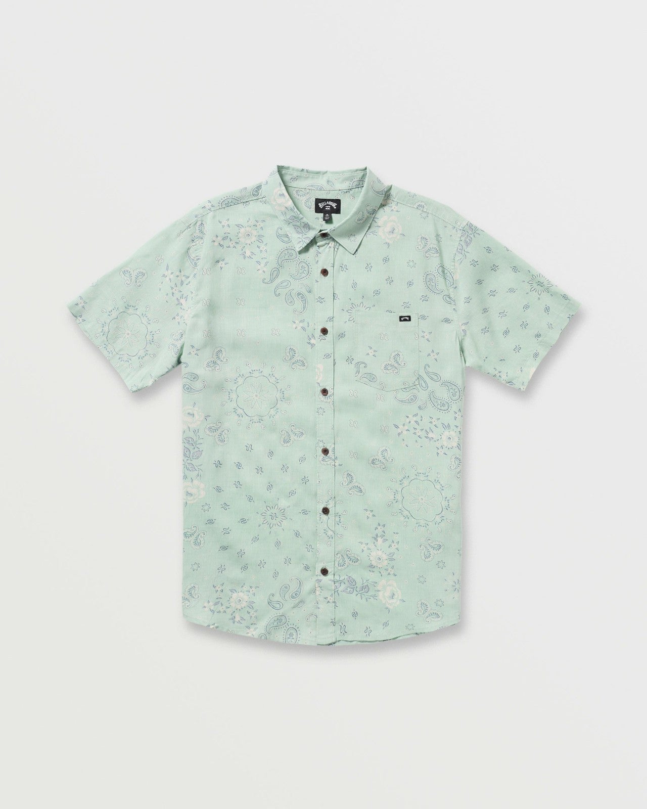 Sundays Short Sleeve Shirt - Mist Green