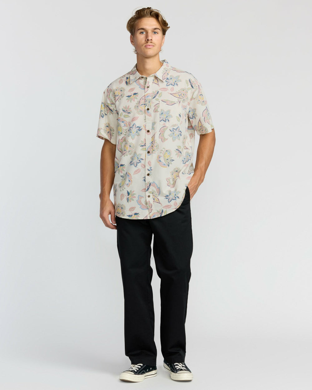 Sundays Short Sleeve Shirt - Sand