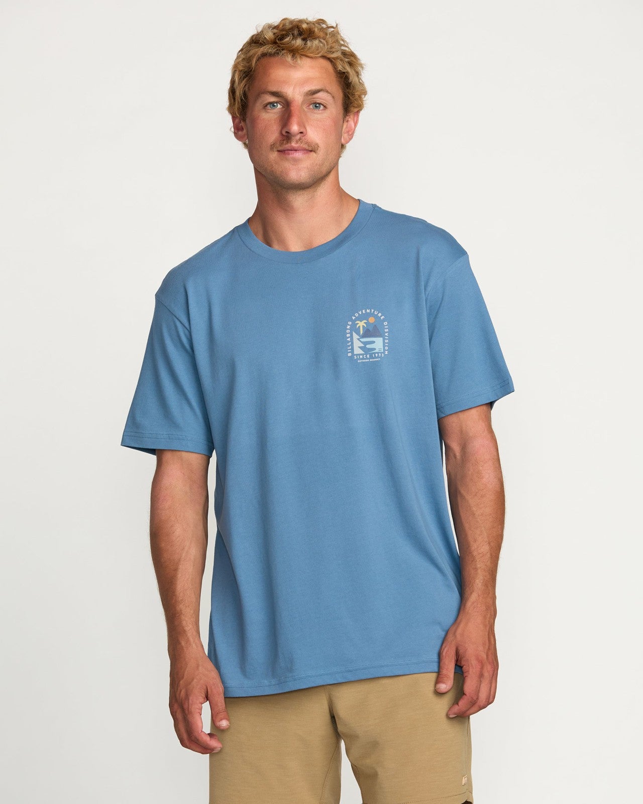 Sundown A/Div Tee - Carolina Blue