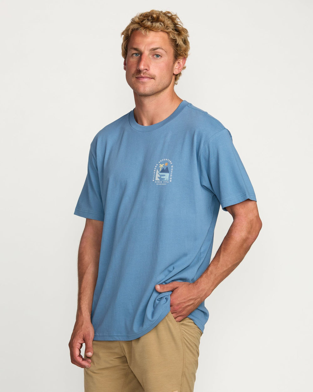 Sundown A/Div Tee - Carolina Blue