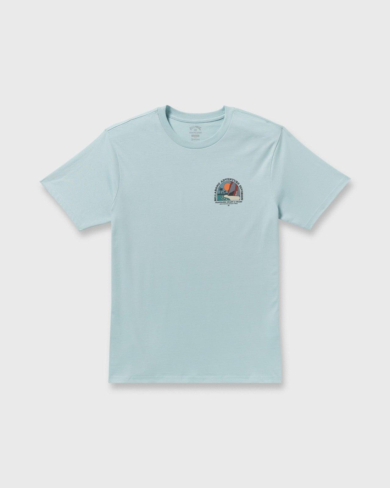 Sundown A/Div Short Sleeve T-Shirt - Dusty Blue
