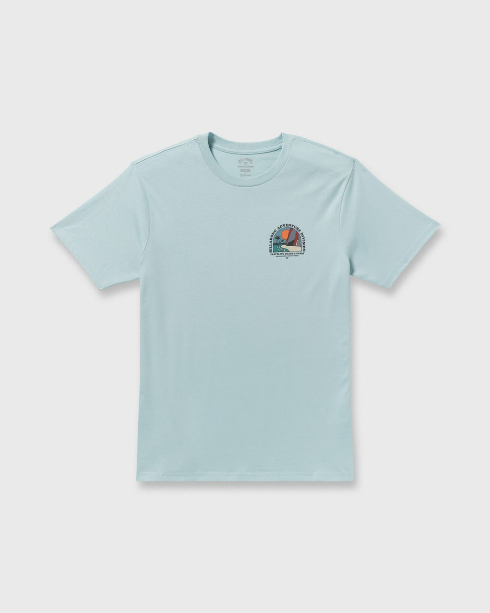 Sundown A/Div Short Sleeve T-Shirt - Dusty Blue