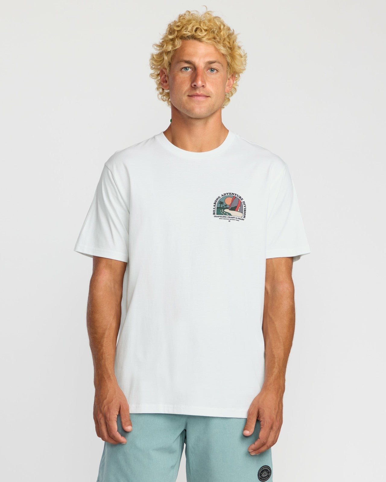Sundown A/Div Short Sleeve T-Shirt - White