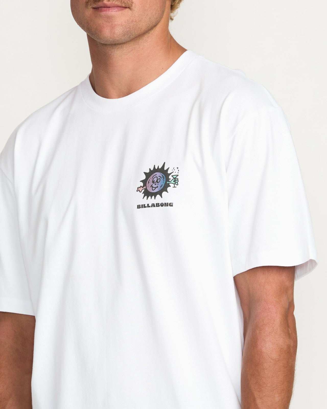 Sun Fun Regular Tee - White