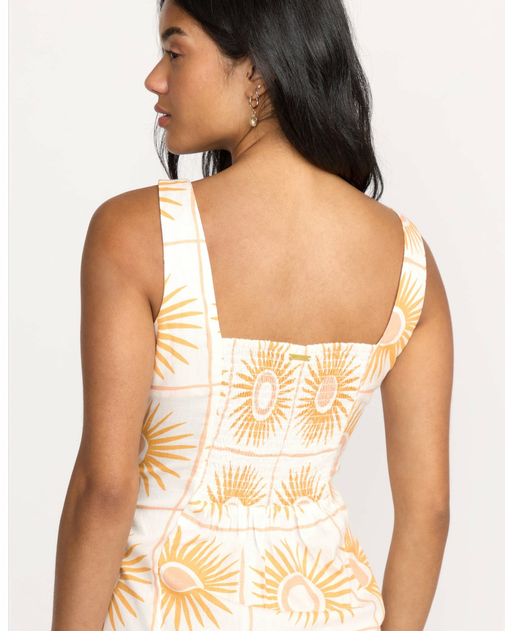 Sunlit Sky Mini Dress - Salt Crystal