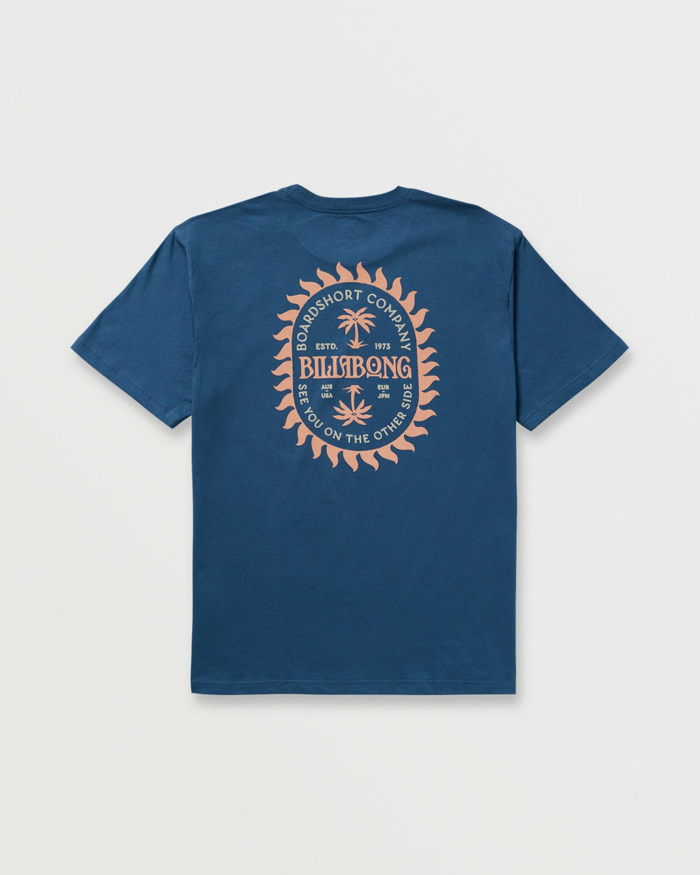 Sun Rays Regular Tee - Deep Blue