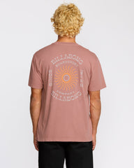 Sunrise Premium Wave Wash Short Sleeve T-Shirt - Dusty Rose
