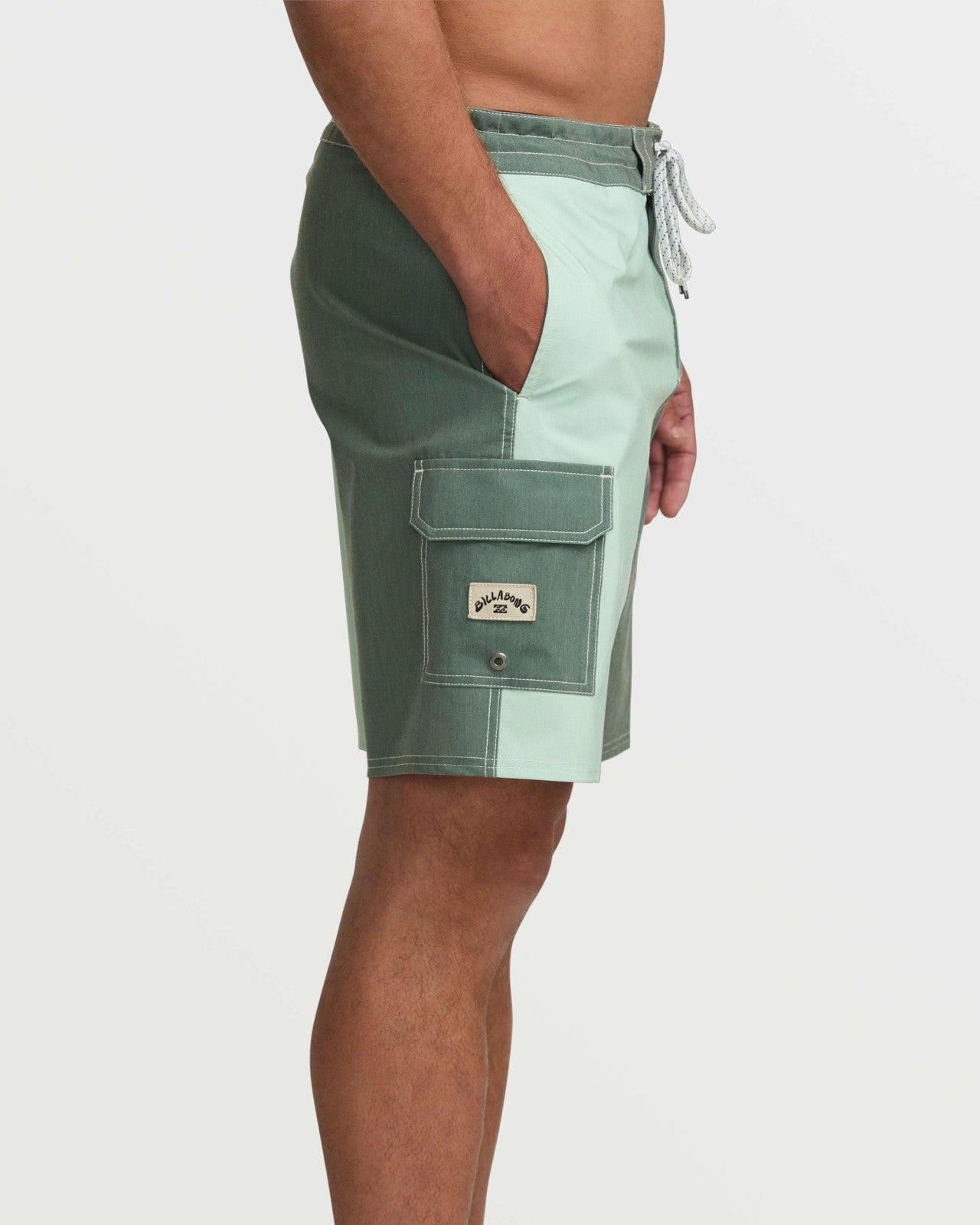 Sunshine Lo Tide 19" Boardshorts - Green Tea