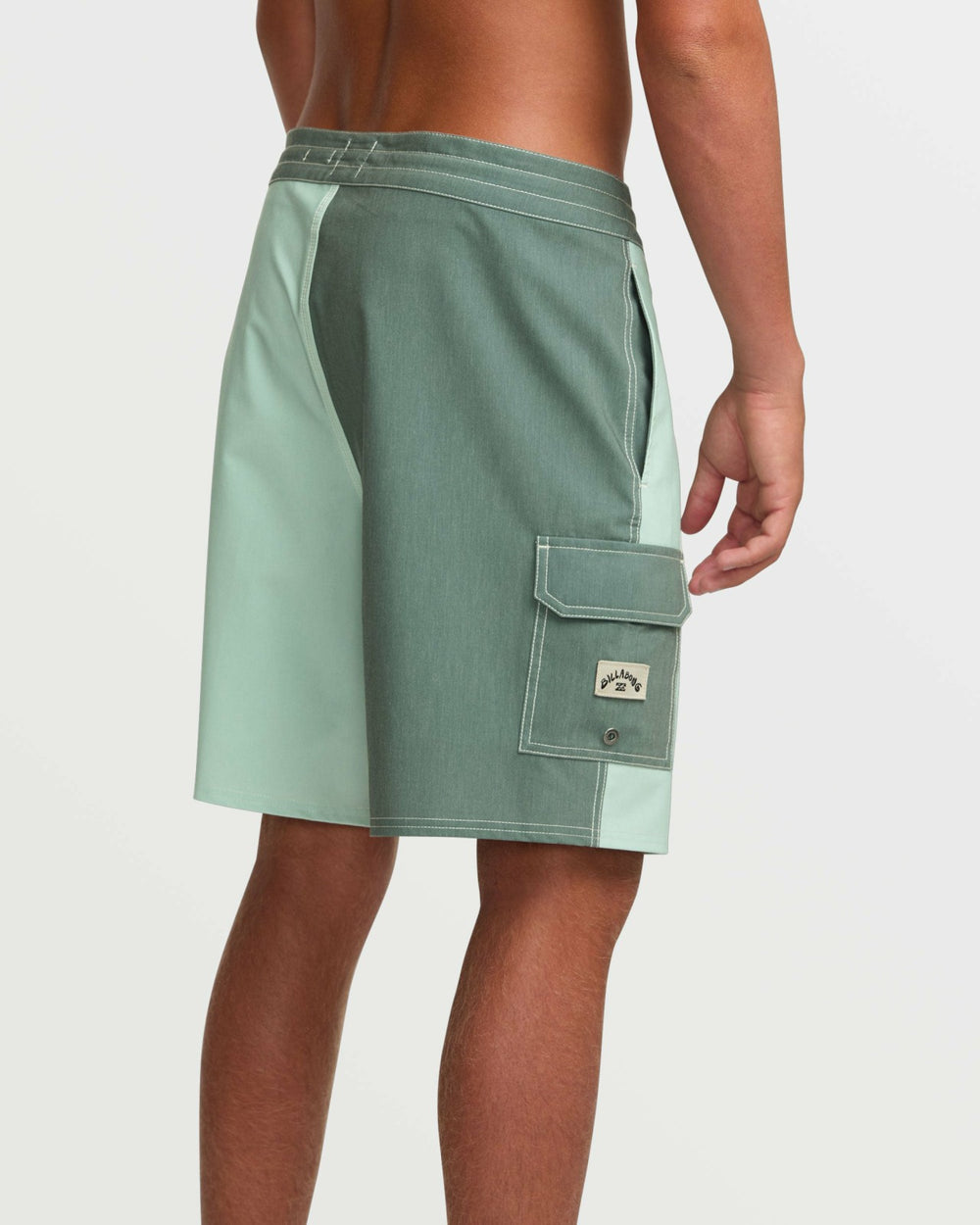 Sunshine Lo Tide 19" Boardshorts - Green Tea