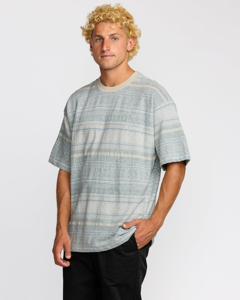 Sunshines Garage Short Sleeve T-Shirt - Stone Blue