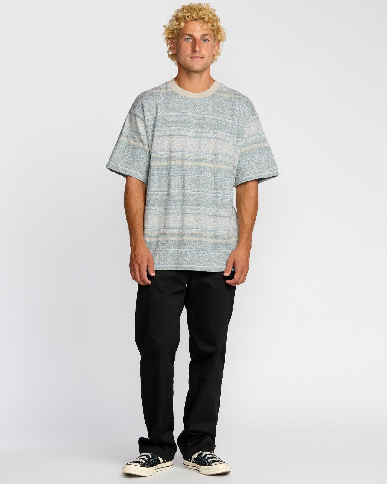 Sunshines Garage Short Sleeve T-Shirt - Stone Blue