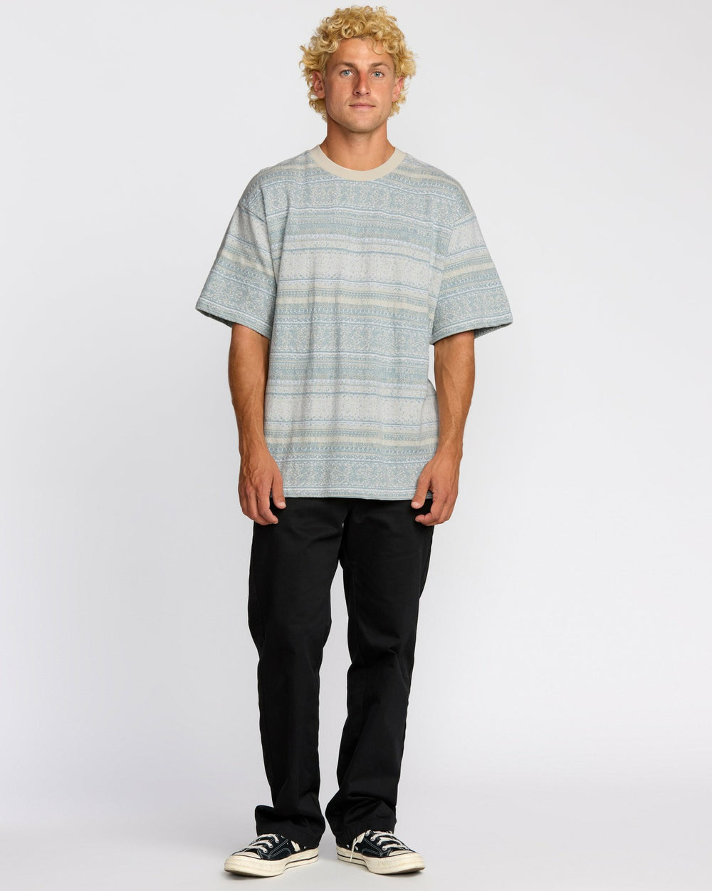 Sunshines Garage Short Sleeve T-Shirt - Stone Blue